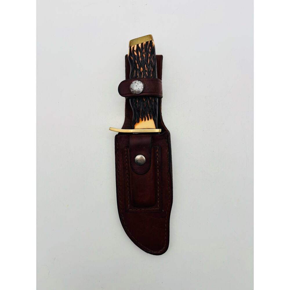 Vintage/RARE Schrade 171UH Fixed Blade Knife With Sheath Good Condition